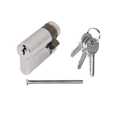 Eurolock Barrel 55mm Complete With Three Keys by Henderson