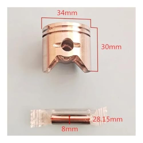 Kit piston 34mm compression optimale pour débroussailleuse TB26 - 3