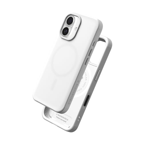 Coque iPhone 16 Plus MagSafe Blanche Protection Renforcée Chocs SolidX