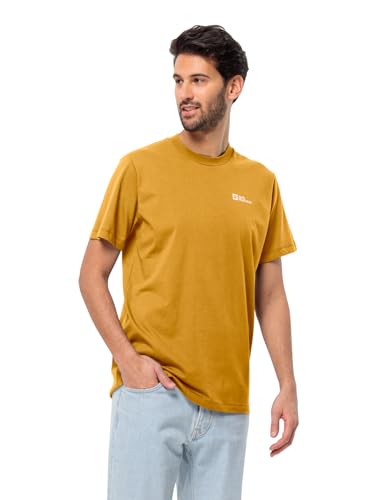 Jack Wolfskin Herren Essential M T-Shirt, Dark Navy/Grey, M EU – Ansicht 2