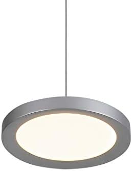 VONN Lighting Salm VMP22530AL 6" Integrated LED ETL Certified Height Adjustable Pendant Light in Silver