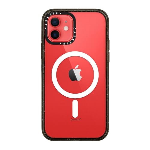 Image of CASETiFY for iPhone 12 Case - Impact Compatible with MagSafe Clear Black