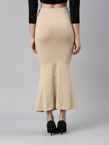 Image of TWIN BIRDS Saree Shapewear for Women | Super Soft Viscose Elastane Saree Petticoat Skirt | Stretchable & Comfortable SareeShaper