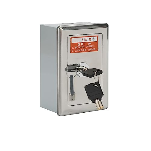 Caja de botón de puerta enrollable y persiana eléctrica con control manual de superficie 2