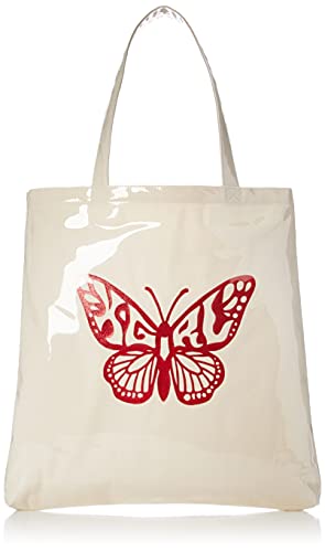 [�G�b�N�X�K�[��] �g�[�g�o�b�O BUTTERFLY TOTE BAG ���f�B�[�X WHITE Free Size