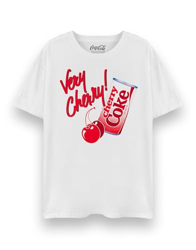 Coca-Cola Cherry Womens T-Shirt | Adults Original Logo Short