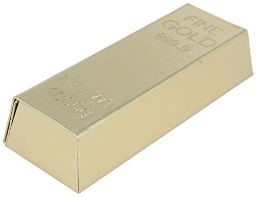 Preisvergleich Produktbild edles Brillenetui in Goldbarren-Look mit Prägung
