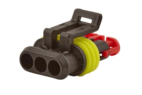 HELLA 8JA 746 184-032 Plug Housing - 3-pin connector - Plug: Parallel Connector