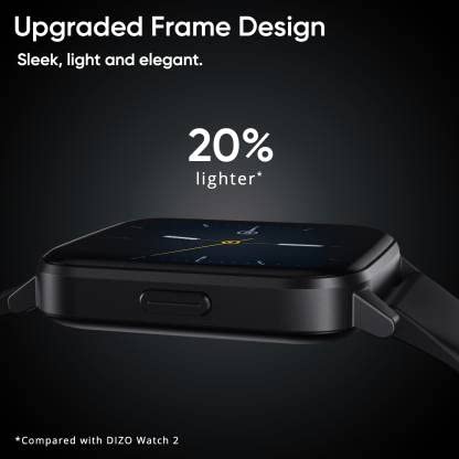 Image of (Refurbished) DIZO Watch 2 sports (by realme TechLife) (Black Strap, Free Size)