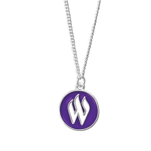 Fan Frenzy Gifts Ringmasters NCAA Weber State University Wildcats Cutout Necklace