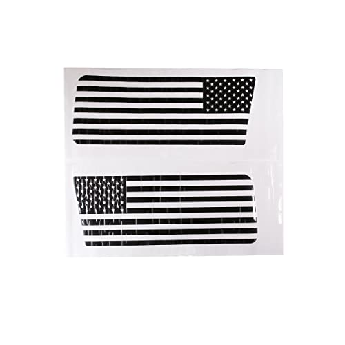 American Flag Vinyl Rear Side Window Decals Compatible With Hummer H2 2003-2009,Window Decals Precut Stickers Exterior Accessories (American Flag) #TOP2
