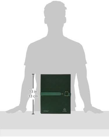 Exacompta, Ref 22007E, Balacron Expandable Folder, 240 x 320mm in Size, Suitable for Holding A4 Documents, Wrap-Around Strap - Image 3