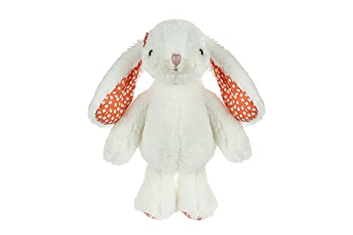 Image of DILLY DUDU Orange Blossom Bunny Rabbit Stuffed Animal Plush Toy Best Gifts 10-Inch (Cream)