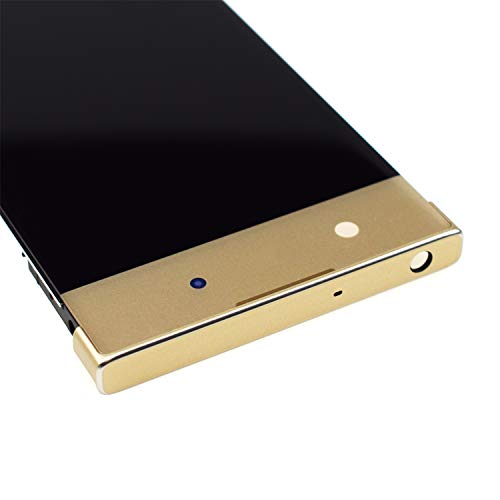 Image of LCD Display Touch Digitizer Screen Assembly with Frame Replacement for Sony Xperia XA1 G3121 G3112 G3125 G3116 G3123 (Golden)