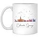 Colorado Springs City Coffee Mug - Colorado Springs City Christmas Mug - Landmarks Xmas Mug - Colorful City Skyline Graphic - Colorado Springs Gifts For Christmas 11oz