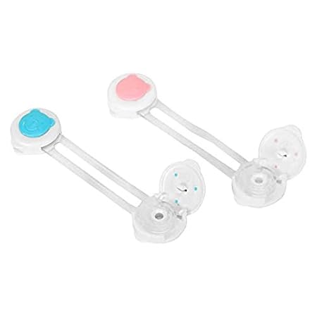NYAL ENTERPRISE Baby/Child/Kids/Infant/Toddler Baby Safety Lock for Doors of Cabinet, Fridge, Drawer (Random Colour) (Pack of 2)