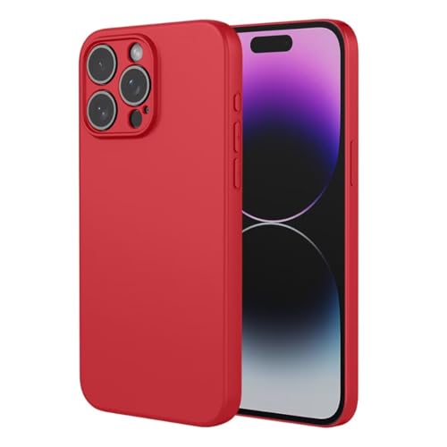 COMAKU Coque pour Sony Xperia 10 VII, Housse Etui en Mate TPU Souple Protection en Silicone [Antichoc] [Antidérapante] [Anti-Empreintes digitales] - Rouge