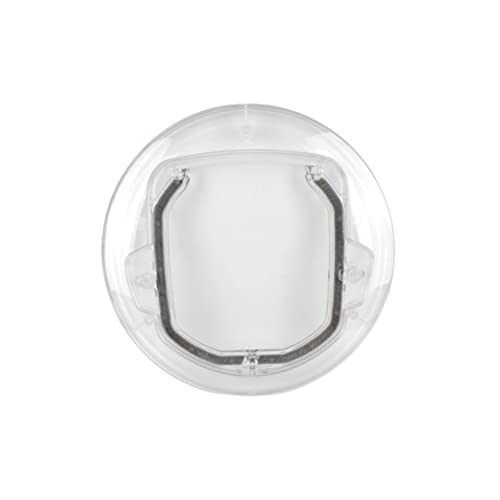Yardwe Pet Door Hole Round Pc Glass Cat Installation Strong Bending Impact Resistance