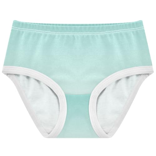 Joisal Cotton Girls Underwear Toddler Green Blue Mint Cream Gradient Girl Panties Cute Designer Briefs Girls Undies 2t