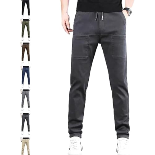 Manzera Stretch Cargo Pants Men, Mencomfy Pants for Men Manzera Multipants - High Stretch Multi-Pocket Durable Cargo Pant