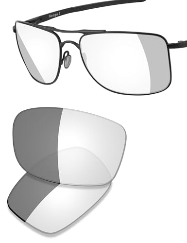 Image of SAUCER Premium Replacement Lenses & Rubber Kits for Oakley Gauge 8 L OO4124 | UV400 Protection, Anti-Scratch, Precise Fit