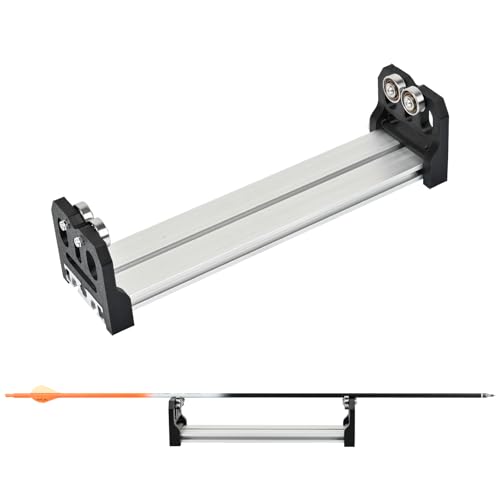 SPG Archery Arrow Spinner Spin Tester, Arrow Roller Straightness Squaring Tool Arrow Balance Checker Cutting Tool Bow and Arrow Accessories for Checking Arrows