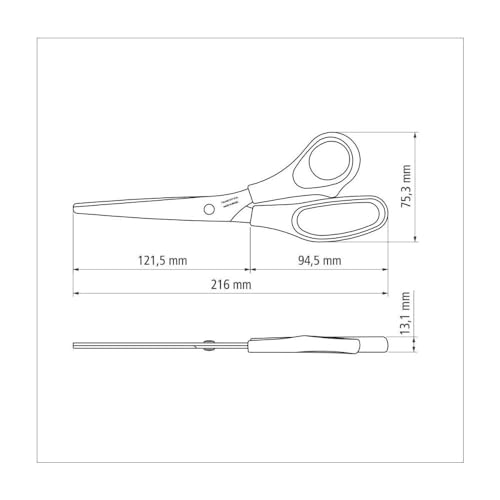 Tramontina 25950/148, Tesoura, Uso Geral Extracort, Multicolor