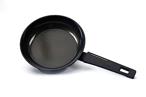 IKO Black Label - Sartén de cerámica antiadherente, ollas y sartenes de cocina, utensilios de cocina, ecológicos y aptos para lavavajillas, 100% libre de PFAS/PTFE/PFOA/plomo/cadmio (dorado, 11