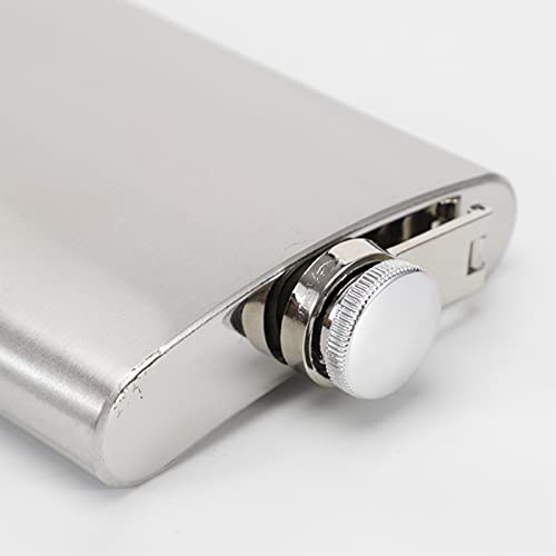 Draagbare Pocket Whiskey,2 stuks Whiskey Pocket Flask, RVS Flagon, voor Wandelen, Jacht, Kamperen, Klimmen Camping… - Image 3