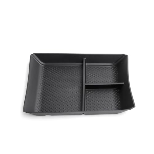 WKCXKS Compatible with VW ID.7 ID7 Center Console Storage Box Car Central Lower Layer Tray Organizer Accessories Tidying TPE