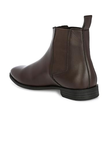 Image of EL PASO Men Faux Leather Casual Chelsea Boots