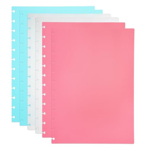 Couverture de planificateur A4 PATIKIL en plastique pour ordinateur portable et bureau