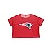 New England Patriots NFL Womens Alternate Team Color Crop Top