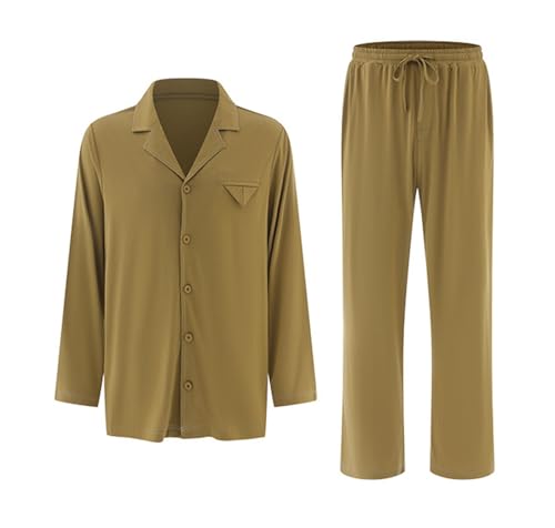 Pyjama à manches longues pour hommes pour des moments de détente parfaits en vêtements d'intérieur