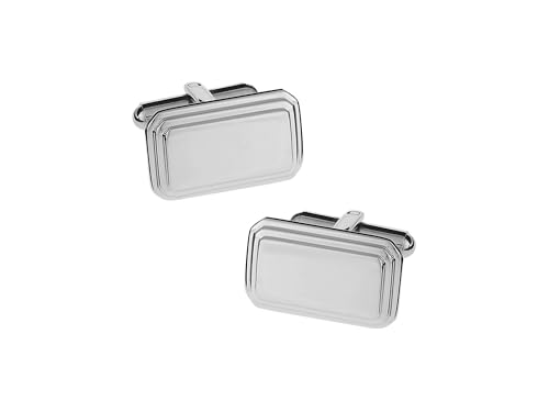 Mancuernillas de plata personalizadas con grabado miniatura 5