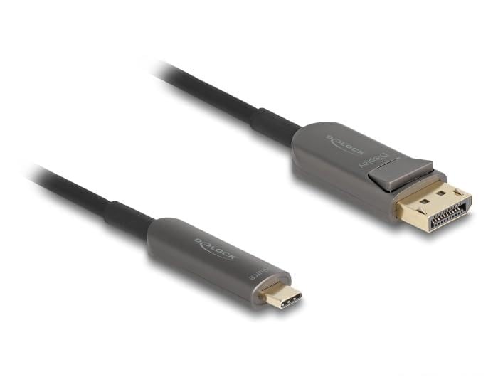 Delock Aktives Optisches Kabel UsB-C -> Displayport - Kabel - Digital/daten (81608)