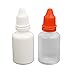 Aexit 20ml PE gauge Plastic Round Squeezable Dropper Dropping Bottle Container 2pcs