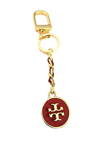 Tory Burch Mercer Leather Inlay Key Chain Fob