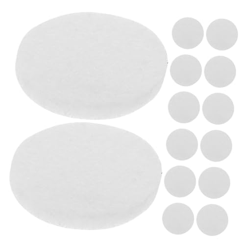 SMASOLO Tamponi Assorbenti in Fibra Per Oli Essenziali 22,5x3mm, Cuscinetti Aromatici Non Profumati Per Umidificatori e Mini Spray Profumo Portatile, Set Da 30 Pezzi Per Profumazione Auto