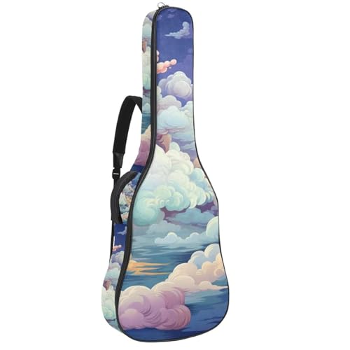 Sac pour guitare acoustique 101,6 cm étanche à motif nuages