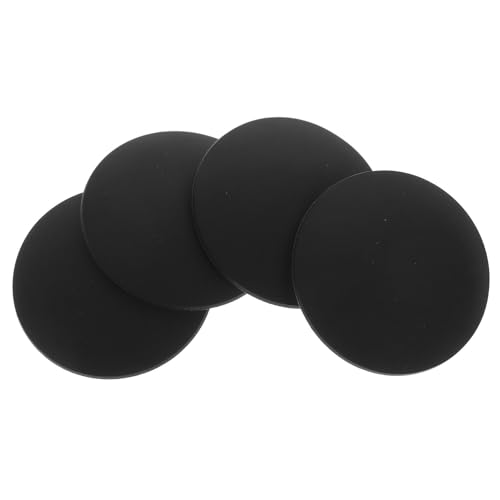 DINHEAROM 4piezas Tope De Puerta De Pared Protección Adhesiva para Pomos Topes Resistente Fácil De Instalar Sin Perforación