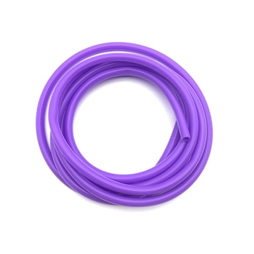 drain hose Silicone Tube Flexible Rubber Hose Food Grade Soft Drink Pipe Water Connector Colorful Plumbing 1 Meter water pump (Color : Purple, Size : OD 4xID 2mm)