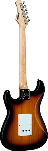 EKO Sunburst S-300 Sunburst Guitare électrique modèle Stratocaster 22 touches, couleur Sunburst - Les Beatles, Paul McCartney, John Lennon, RIngo Starr, George Harrison EKO Sunburst S-300 Sunburst Guitare électrique modèle Stratocaster 22 touches, couleur Sunburst – Image 4
