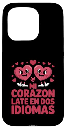 Funny Mi Corazon Late En Dos Idiomas �o�C�����K�� �X�}�z�P�[�X iPhone 15 Pro �p