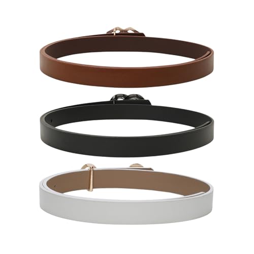 Image of CRUSSET Stylish Faux Leather Waist Belt for Women -Jeans & Dresses - Fashionable & Comfortable
