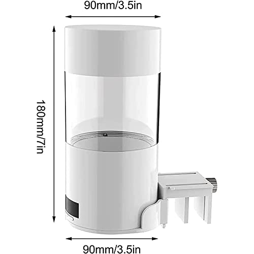 Mangiatoia automatica per pesci, 500 ml, riutilizzabile, per acquario, con temporizzazione precisa e alimentazione quantitativa, per la maggior parte dei mangimi per pesci