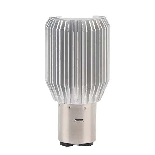 EVGATSAUTO Faro LED per Moto, BA20D COB LED