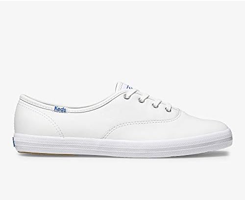 Keds Women's Champion Lace Up Sneaker, White Leather, 6.5 | Image 5