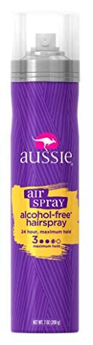 Aussie Air Spray Alcohol-Free Hairspray 7 Ounce Maximum Hold (207ml) (3 Pack)
