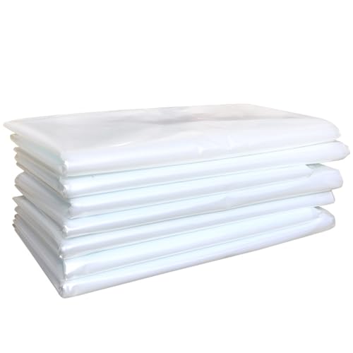 dDanke Clear PE Greenhouse Film Waterproof Tarp for Garden Plant Protection Pond Lining (2m×10m)